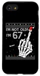 Coque pour iPhone SE (2020) / 7 / 8 67 + 1 Flip Off Middle Finger - Funny Skull 68th Birthday