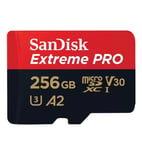 Sandisk MicroSDXC Extreme Pro 256gb