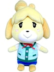 San Ei - Animal Crossing - Peluche Isabelle Marie Melinda - licence Nintendo - 20 cm