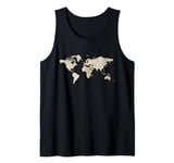 Flag t shirt, flag world, international flag, world map Tank Top