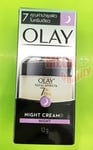 12g Olay Total Effects 7 in One  Night Cream Anti Ageing Firming Moisturiser