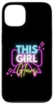 iPhone 13 This Girl Glows For Kids Tie Dye Bright Colors 80's and 90's Case