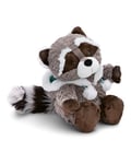 NICI Peluche Ratón Laveur Lenno avec Capuche de 25cm Gris - Doudou en Peluche, Mignonne Peluche à câliner, pour Jouer, pour Enfants et Adultes, Une Excellente idée de Cadeau - 61284