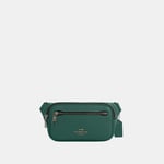 Coach Mens Elias Mini Belt Bag in Pebbled Leather - Green - One Size