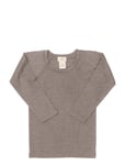 Merino Light Knitted T-Shirt Ls Tops T-shirts Long-sleeved T-shirts Beige Copenhagen Colors