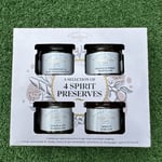 Lemon & Gin Marmalade, Strawberry & Champagne Jam 4 x 42g Spirit Preserves