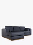 John Lewis + Swoon Rubik Grand 4 Seater LHF Chaise End Sofa, Dark Leg