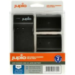 Jupio Panasonic DMW-BLF19E Batteries x2 with Single Charger