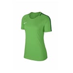 Nike Academy 18 Top SS Maillot d'entrainement Femme Lt Green Spark/Pine Green/White FR: M (Taille Fabricant: M)