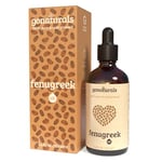 GONATURALS Cold Pressed Fenugreek Oil for Hair Growth & Skin Care, 100ml - Organic Oil for Acne Relief, Stretch Marks, Scars & Skin Brightening - Premium Fenugreek Seed Oil, Perfect for Daily Use