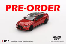 (Pre-order) Mini GT #811 1/64 BMW M4 Competition (G82) Sakhir Orange RHD Model