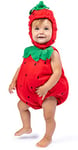 Dress Up America Costume De Fraise Pour Bébé – Barboteuse d'Halloween Aux Fraises Pour Enfants