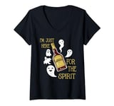 Womens For your Activity in Paranormal Investigation Whiskey Spirit V-Neck T-Shirt
