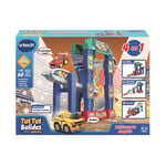 Circuit et véhicule Vtech Tut Tut Bolides Série Pro Multi cascades Jump & Go 4 en 1 avec Jad Super cascades