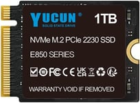 1TB M.2 2230 NVMe SSD PCIe 1To Disque Dur Solide Compatible avec Steam Deck, Surface Pro, Tablettes