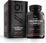 Organic Mushroom Complex 1575mg - 90 Capsules - Reishi, Cordyceps, Lion's Mane,