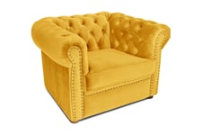 Chesterfield Deluxe Lenestol - lenestol Gul