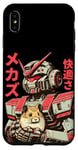 Coque pour iPhone XS Max Vintage Anime Hamster Love Mecha avec Hamster Friend Manga