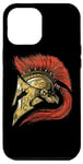 Coque pour iPhone 12 Pro Max Casque Spartiate Guerrier Mythologie Grecque Empire Romain