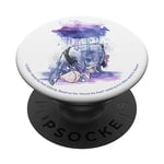 Disney Winnie the Pooh Eeyore Watercolor Rain Cloud PopSockets PopGrip Adhésif