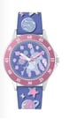 Peers Hardy - Disney Lilo And Stitch Purple 3D Time Teacher Strap Watch Las9020