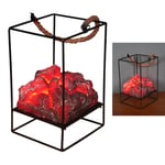 Bonfire Lamp Flameless LED Light Fake Fireplace Lamp Iron Home Decoration For Ro