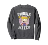 Rugrats Angelica Trouble Maker Circle Logo Sweatshirt