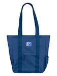 Oxford B-Trendy, Sac fourre-tout d'épaule ou bandoulière 34 cm, poche rembourrée pour ordinateur portable, polyester recyclé RPET, bleu marine, bleu marine, 34x31x12cm, Décontracté