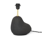 ferm LIVING Hebe lamp base small Dark grey