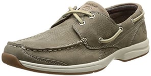 Timberland Ek Hull's, Chaussures Bateau Homme - Vert (Olive Tumbled), 41.5 EU (7.5 UK) (8 US)