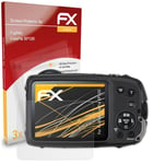 atFoliX 3x Screen Protection Film for Fujifilm FinePix XP120 matt&shockproof