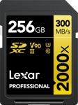 Lexar Professional SDXC Class 10 UHS-II U3 2000x 256GB