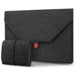 13.3 Laptop Sleeve Bag,Felt Laptop Sleeve with Extra Storage Pouch/Small Bag