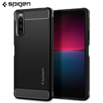 For Sony Xperia 10 IV Case, Spigen Rugged Armor case Protective Armor Cover