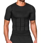 2021 Hommes Corps Tonifiant T-Shirt Corps Shaper Correction Posture Chemise Minceur Ceinture Ventre Ventre Graisse Brûlant Compression Corset