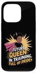 Coque pour iPhone 13 Pro Black History Month Chemise afro noire pour fille