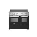 Bertazzoni MAS105I2ENEC Master Series 100cm Induction Top Matt Black Electric Double Oven Range Cooker