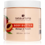 Sea of Spa Dead Sea Treatment Mango- og fersken kropscreme 500 ml