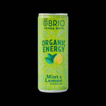 Brio Mate BRIO MATE Organic Energy Drink Mint & Lemon 250ml -6 Pack