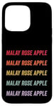 Coque pour iPhone 15 Pro Max Pomme rose malaise