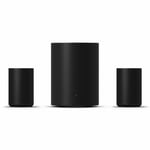 Sonos Era 100 &amp; Sub Mini Stereopaket Wifi 2.1 Svart