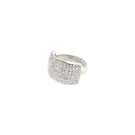 PILGRIM Aspen Crystal Ring Silver 272346024