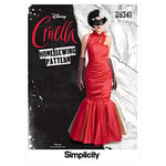 Simplicity SS9341R5 Costume de sirène pour femme avec doublure Extravagante du film Cruella de Disney, 14-16-18-20-22