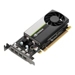 PNY VCNT1000-8GB-SB NVIDIA T1000 8GB GDDR6 4x MINI DISPLAYPORT PCI EXPRESS 3.0 LP - ATX-KIINNIKE PIENI LAATIKKO