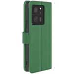 Case for Xiaomi 13T & 13T Pro Card-holder Cover Video Stand Feature Green