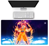 Tapis De Souris,Dragon Ball Goku Large Speed Gaming Mouse Pad Antidérapant Anime Durable Keyboard Mouse Mat Desk Play Mats Size D