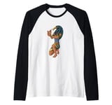 God of Egyptian mythology - Thoth Raglan Baseball Tee