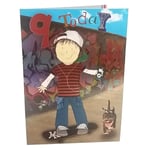 Age 9 Male Juvenile Card - 9 Today! Boy Greeting Card New