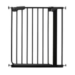 Bettacare Dog Gate Super Narrow, Pet Gate, Black, 66.5cm - 74cm