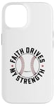 Coque pour iPhone 14 Faith Drives My Strength Philippians 4:13